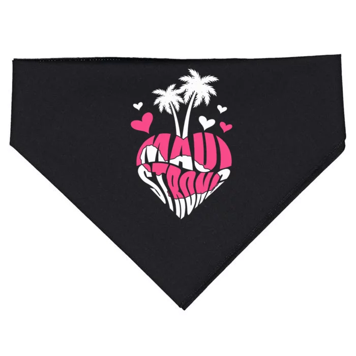 Together For Maui Pray For Maui Hawaii Strong Women Men USA-Made Doggie Bandana