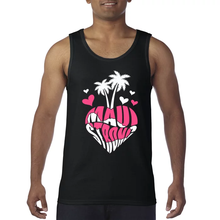 Together For Maui Pray For Maui Hawaii Strong Women Men Tank Top