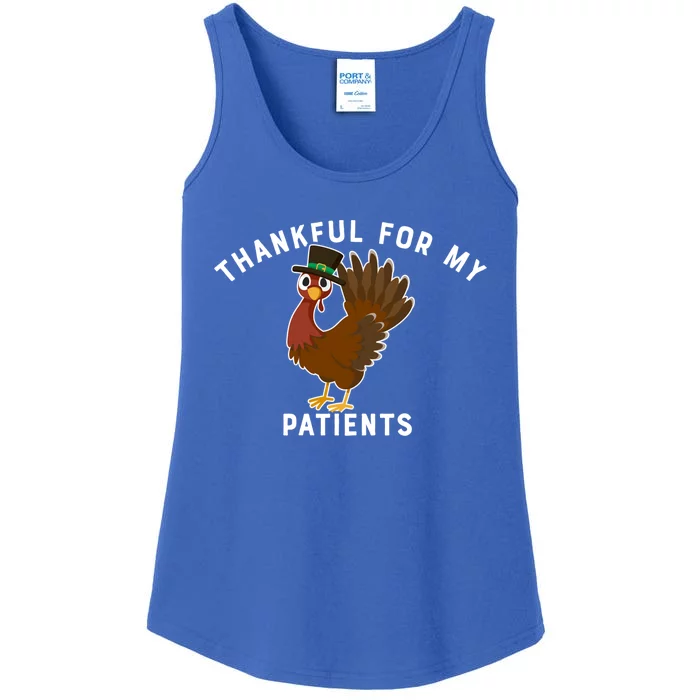 Thankful For My Patients Thanksgiving Themed Gift Doctors Meaningful Gift Ladies Essential Tank