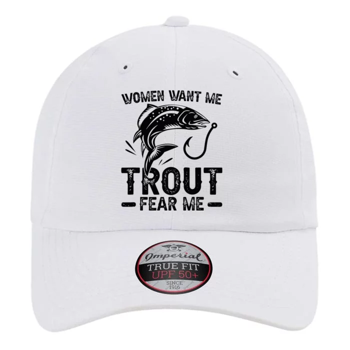 Trout Fear Me Trout Fishing Trout Fisherman The Original Performance Cap