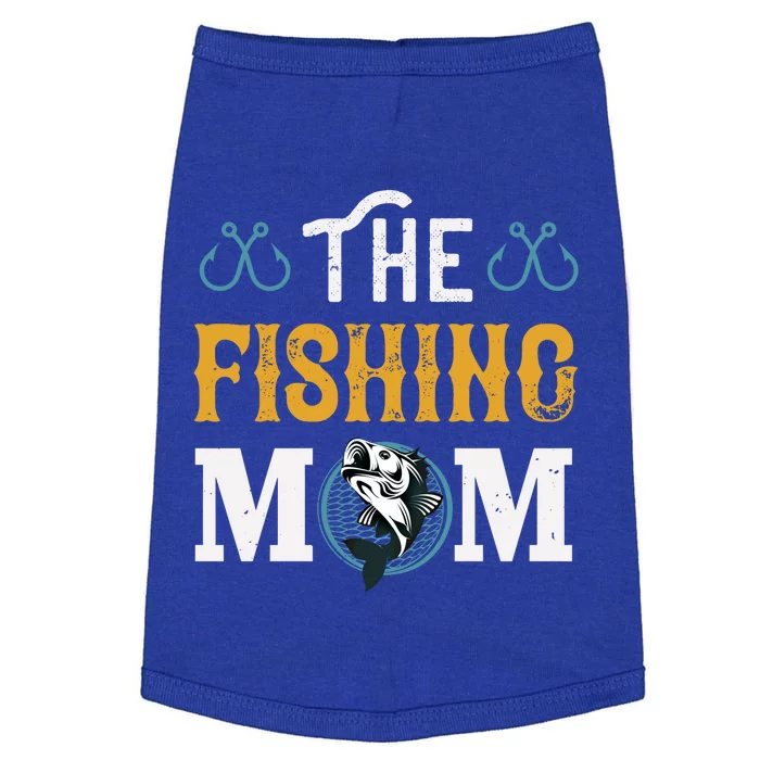 The Fishing Mom Funny Gift Doggie Tank