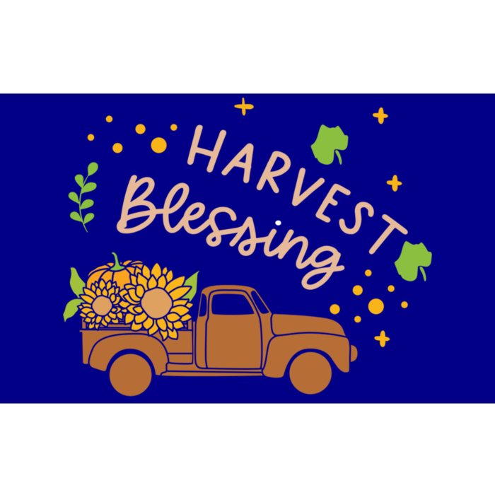 Thanksgiving Family Motif Gift Harvest Blessing Gift Bumper Sticker