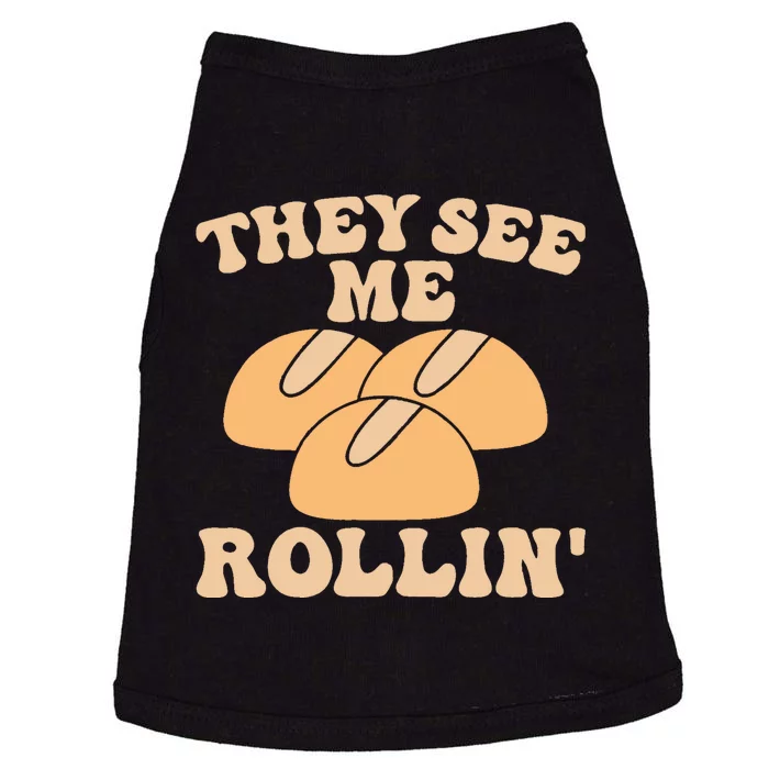 Thanksgiving Family Matching Outfit They See Me Rollin Doggie Tank