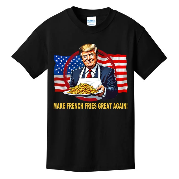 Trump Funny Make Fries Great Again Kids T-Shirt