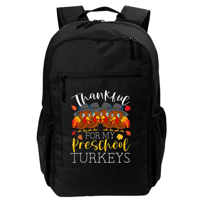 Thankful For My Preschool Turkeys Thanksgiving Teacher Gifts Daily Commute Backpack