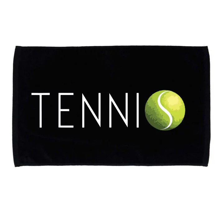 Tennis For Men Women Cool Text Tennis Ball Microfiber Hand Towel