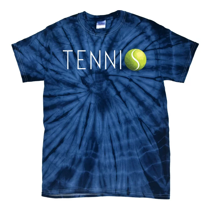 Tennis For Men Women Cool Text Tennis Ball Tie-Dye T-Shirt