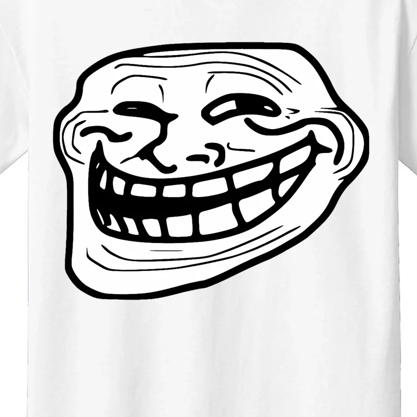 Troll Face Meme Funny Dank Meme Troll Face Kids T-Shirt