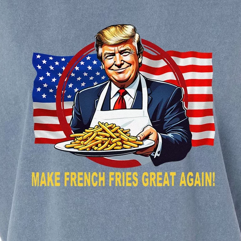 Trump Funny Make Fries Great Again Garment-Dyed Women's Muscle Tee