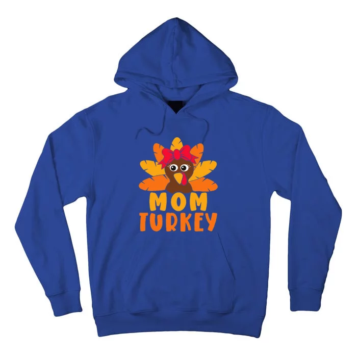 Thanksgiving Family Matching Outfit For Mom Turkey Tall Hoodie