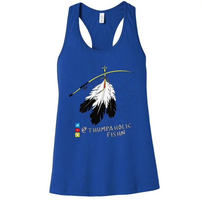 Thumpaholic Fishn Merch Women's Racerback Tank