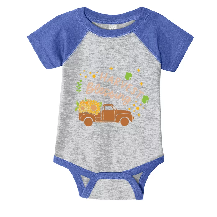 Thanksgiving Family Motif Cute Gift Harvest Blessing Gift Infant Baby Jersey Bodysuit