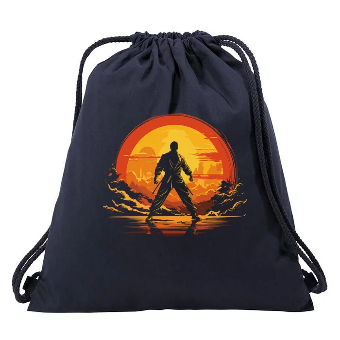 Taekwondo Fighter Martial Artist Mixed Martial Arts Mma Gift Drawstring Bag