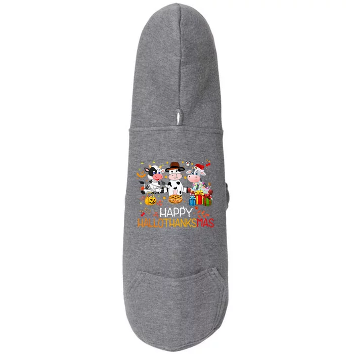 Thanksgiving Family Matching Outfit For Dad Turkey Doggie 3-End Fleece Hoodie