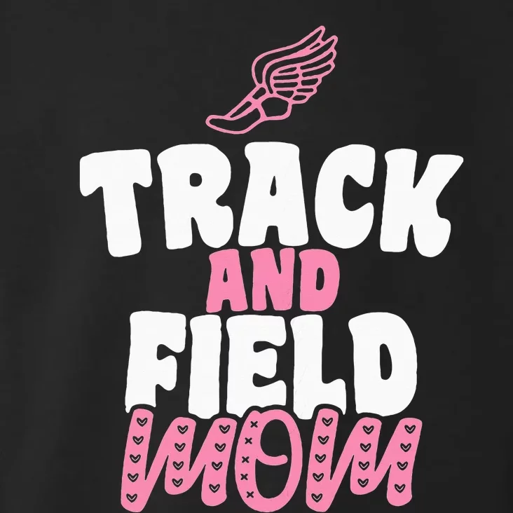 Track & Field Mom Sports Proud Mother's Day Toddler Hoodie