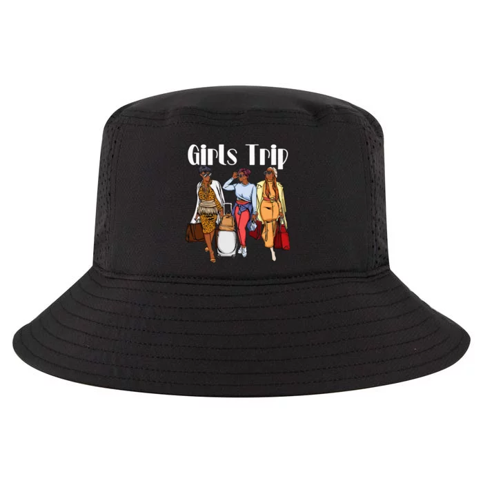 Trip For Melanin Black Women Cool Comfort Performance Bucket Hat