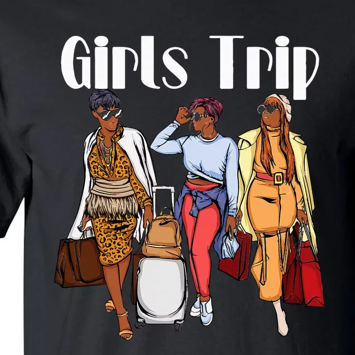 Trip For Melanin Black Women Tall T-Shirt