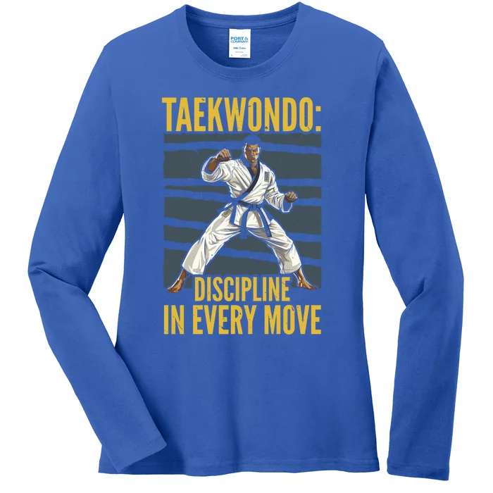 Taekwondo Fighter Martial Artist Mixed Martial Arts Mma Gift Ladies Long Sleeve Shirt