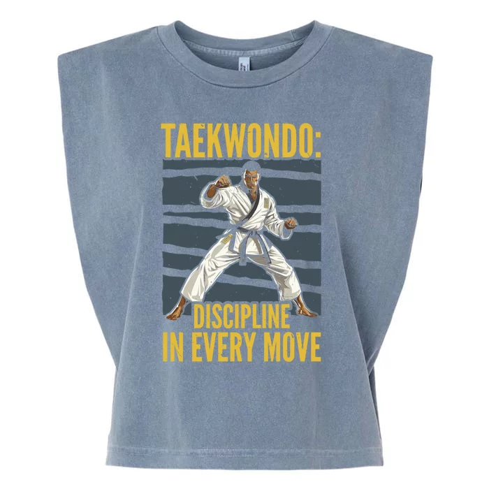 Taekwondo Fighter Martial Artist Mixed Martial Arts Mma Gift Garment-Dyed Women's Muscle Tee