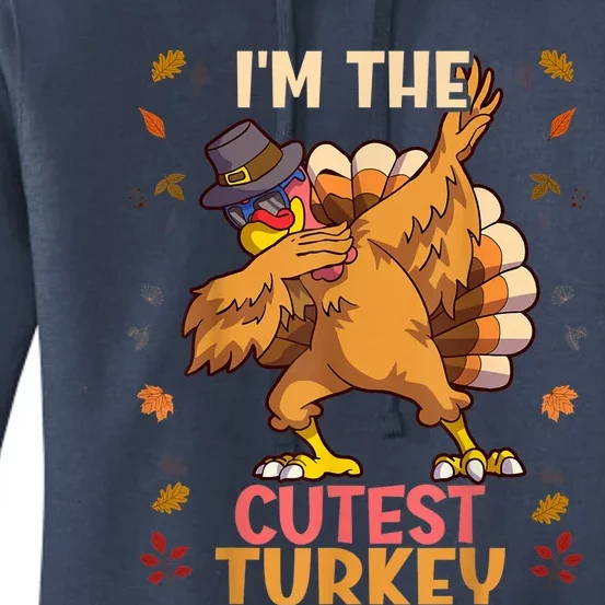 Thanksgiving Family Matching I'm The Cutest Turkey Funny Women's Pullover Hoodie