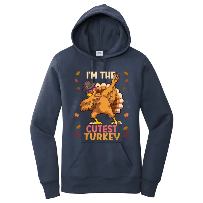 Thanksgiving Family Matching I'm The Cutest Turkey Funny Women's Pullover Hoodie