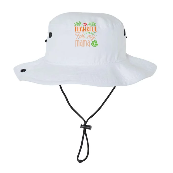 Thanksgiving Family Motif Thankful For My Mama Meaningful Gift Legacy Cool Fit Booney Bucket Hat