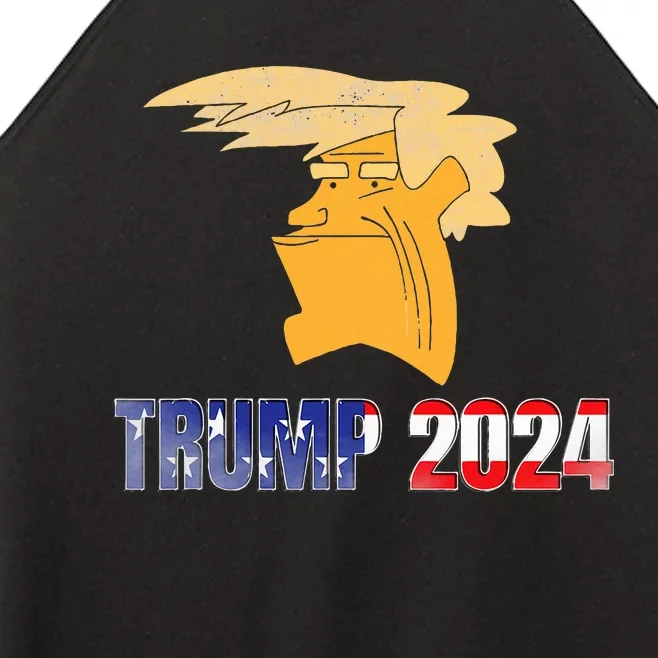 Trump Face Meme Trump 2024 Trump Merchandise. Women’s Perfect Tri Rocker Tank