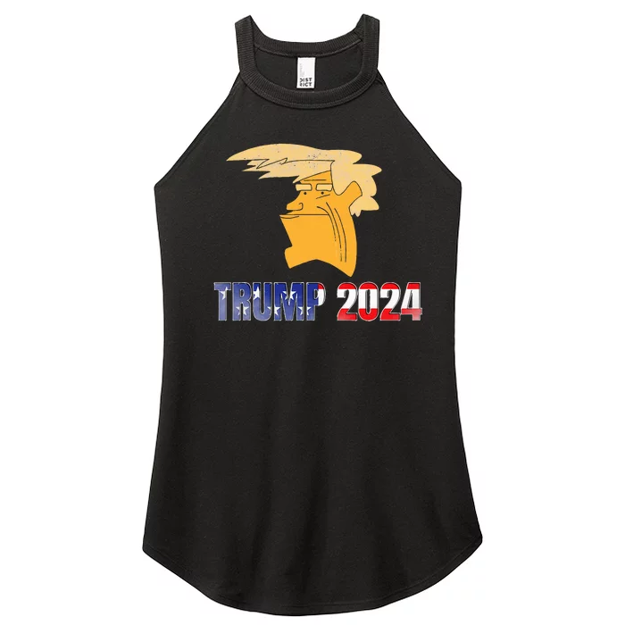 Trump Face Meme Trump 2024 Trump Merchandise. Women’s Perfect Tri Rocker Tank