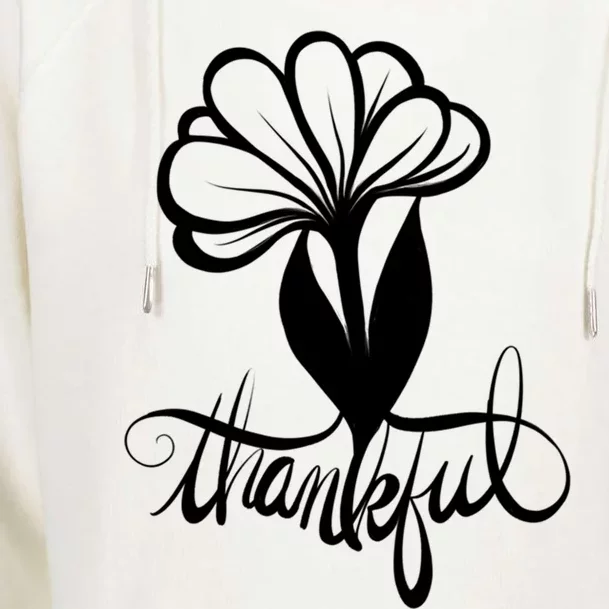 Thankful For My Life Love And Family Gift Womens Funnel Neck Pullover Hood