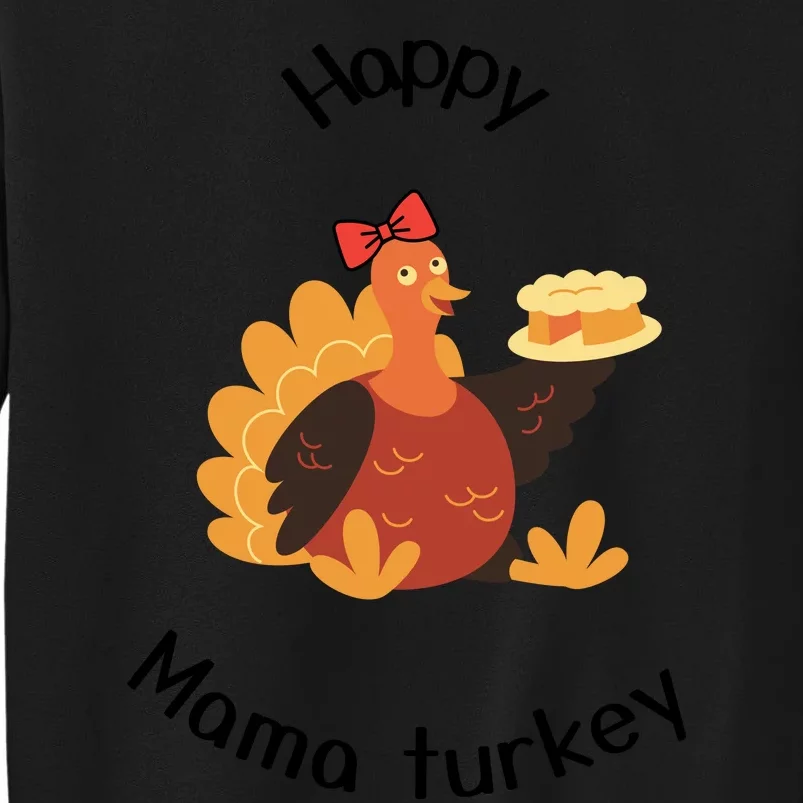 Turkey Family Mama Turkey Papa Turkey Baby Turkey Thanksgiving Family Matchi Sweatshirt