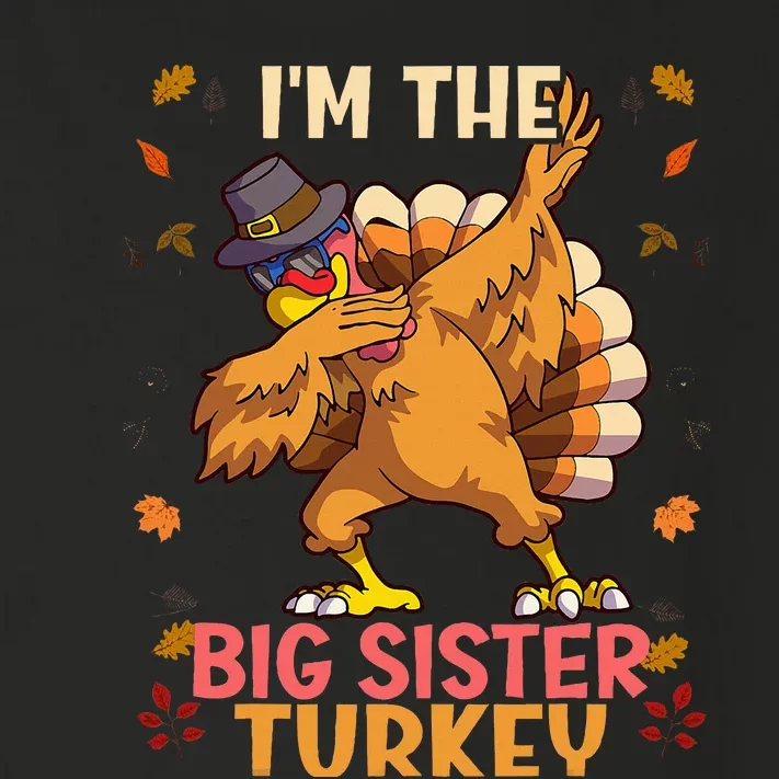 Thanksgiving Family Matching Im The Big Sister Turkey Funny Toddler Long Sleeve Shirt