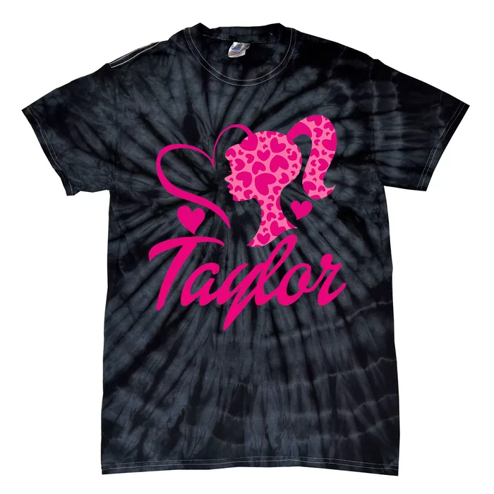 Taylor First Named Baby Birthday Tie-Dye T-Shirt