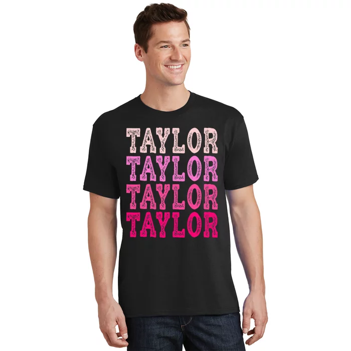 T.aylor First Named Boy Girl Baby Birthday T-Shirt