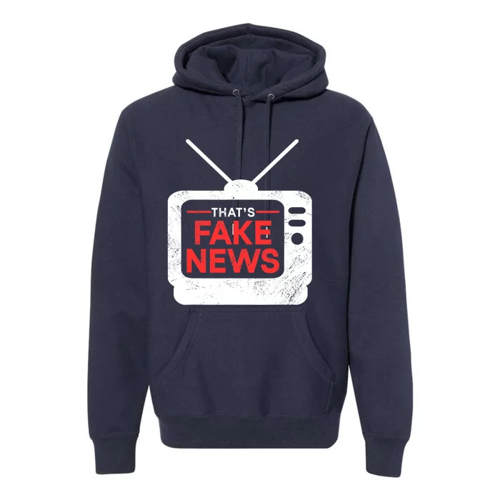 Thats Fake News Rights Press Freedom Journalism Premium Hoodie