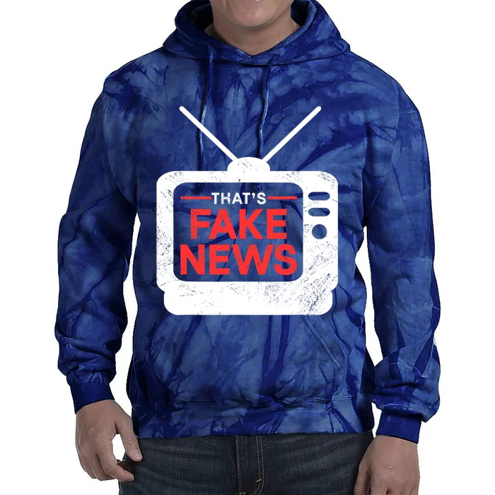 Thats Fake News Rights Press Freedom Journalism Tie Dye Hoodie