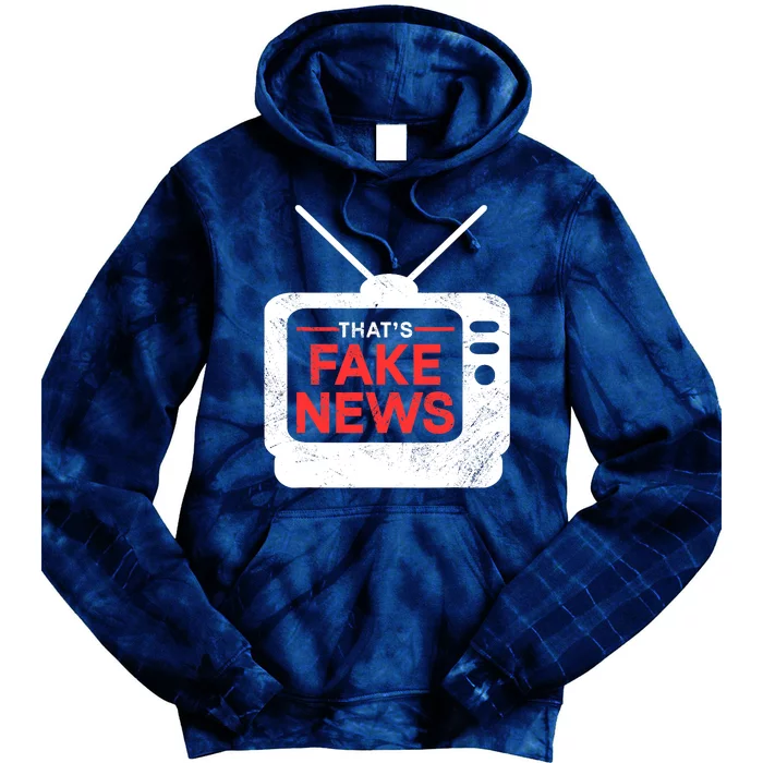 Thats Fake News Rights Press Freedom Journalism Tie Dye Hoodie