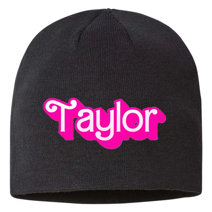 Taylor First Named Baby Birthday 8 1/2in Sustainable Knit Beanie