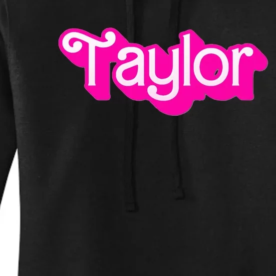 Taylor First Named Baby Birthday Women's Pullover Hoodie