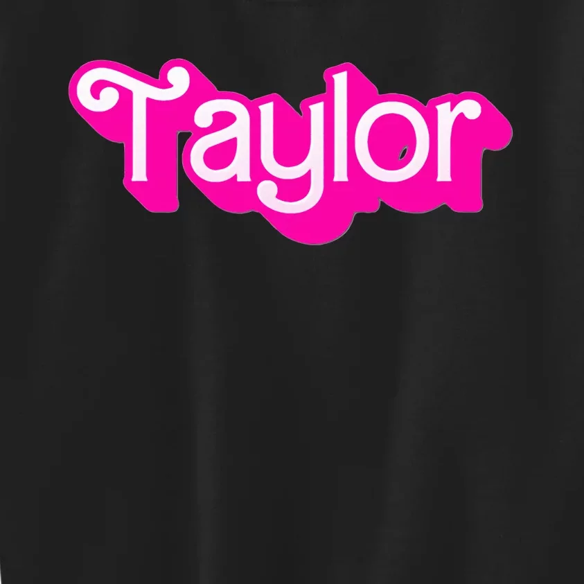 Taylor First Named Baby Birthday Kids Sweatshirt