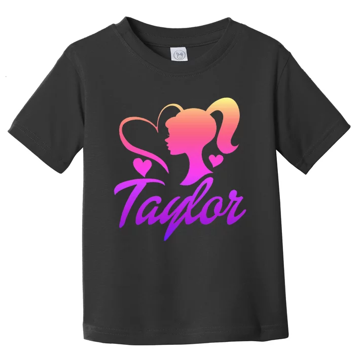 T.aylor First Named  Baby Birthday Toddler T-Shirt