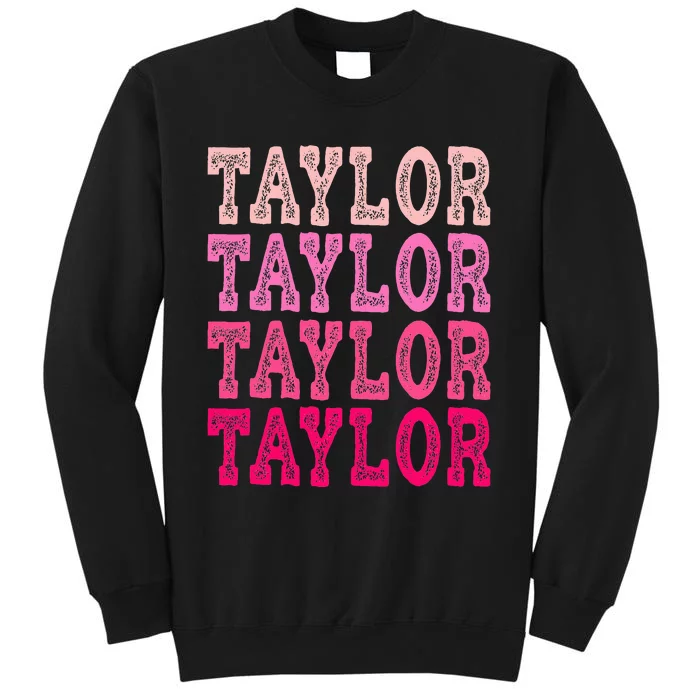 T.aylor First Named  Baby Birthday Sweatshirt