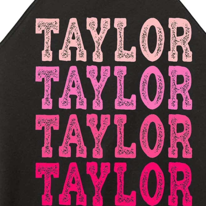 T.aylor First Named  Baby Birthday Women’s Perfect Tri Rocker Tank