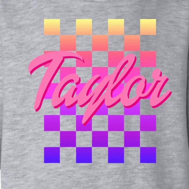 T.aylor First Named Baby Birthday Toddler Hoodie