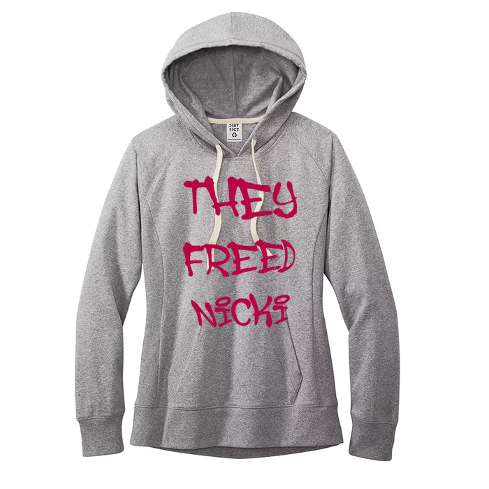 They Freed Nicki Women's Fleece Hoodie