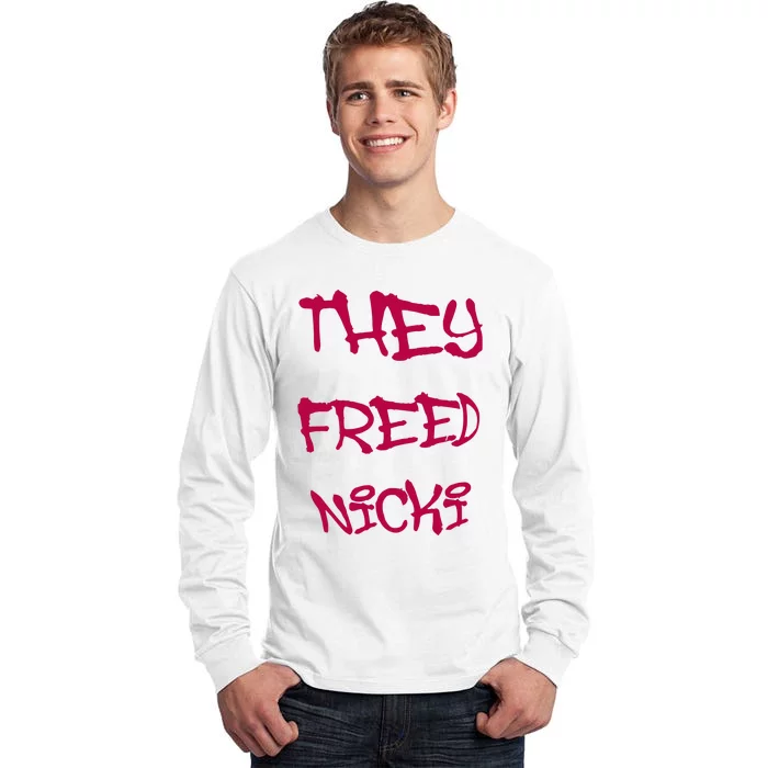 They Freed Nicki Tall Long Sleeve T-Shirt