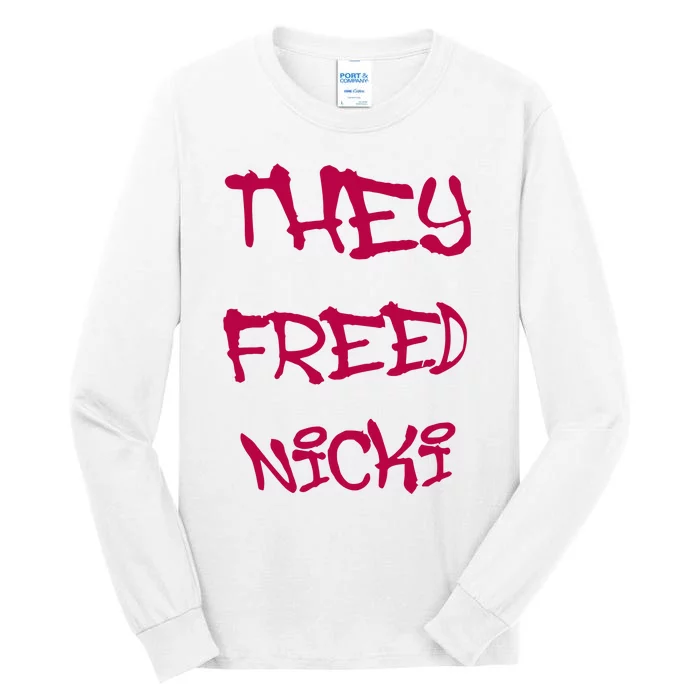 They Freed Nicki Tall Long Sleeve T-Shirt