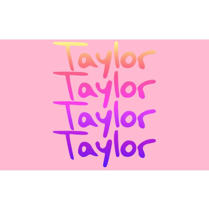 T.aylor First Named Baby funny Birthday Bumper Sticker