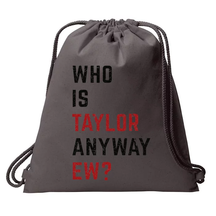 Taylor First Name Who Is Taylor Anyway Ew Groovy 80s Drawstring Bag