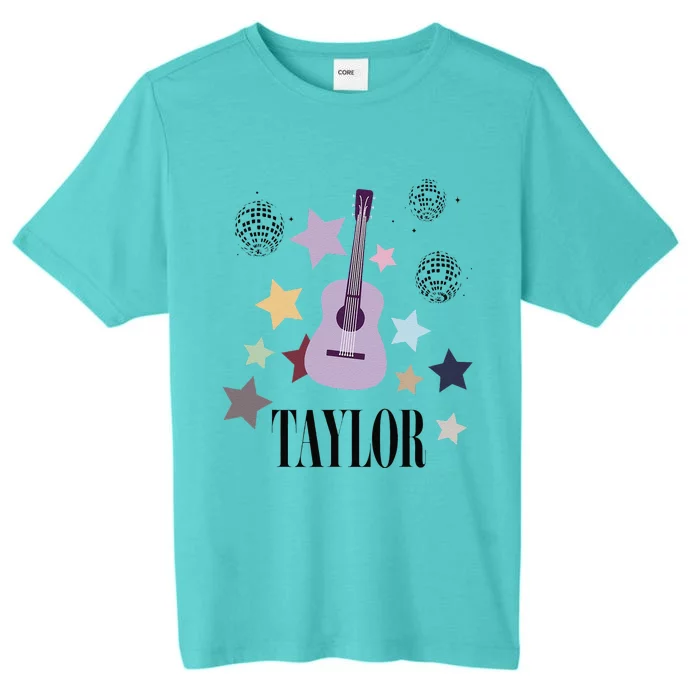 Taylor First Name Personalized Groovy Birthday ChromaSoft Performance T-Shirt