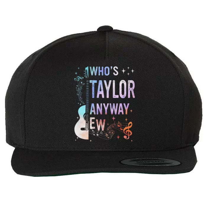 Taylor First Name Who Is Taylor Anyway Ew Groovy 80s Wool Snapback Cap